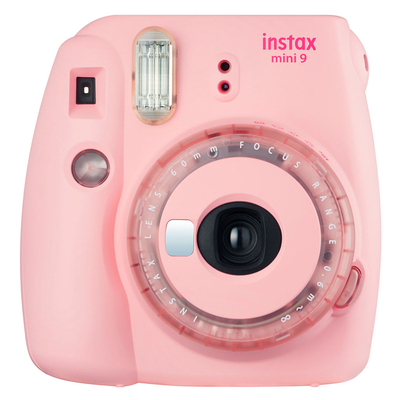 Fujifilm instax mini 9 Instant Film Camera Clear Pink