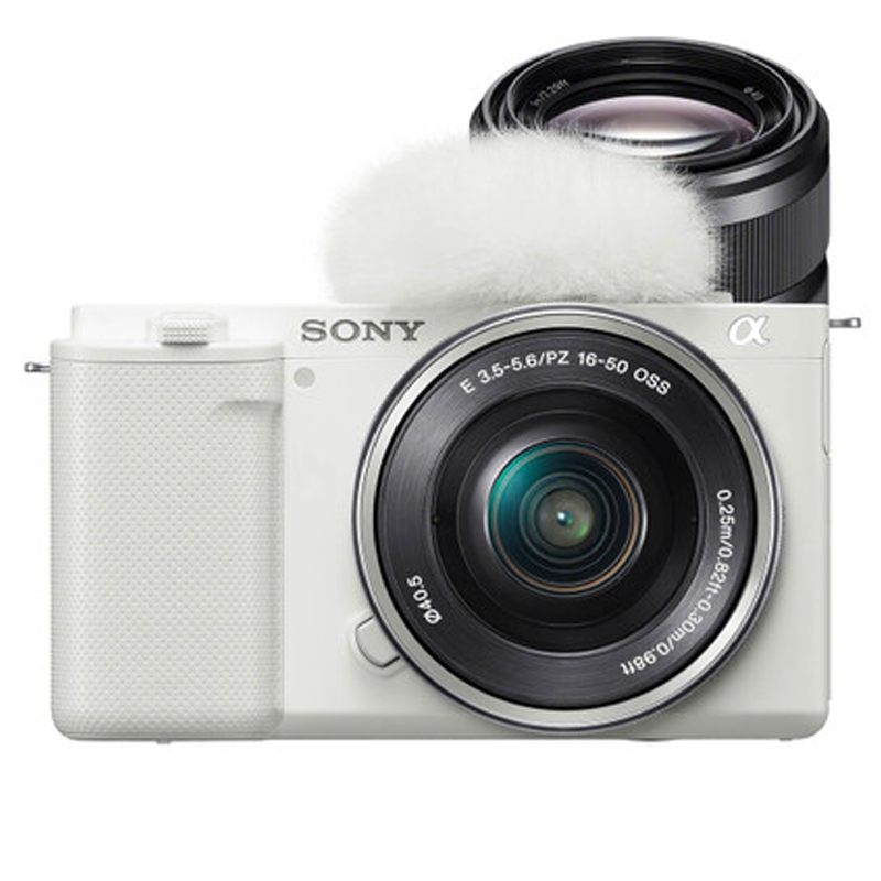 Sony ZV-E10 Mirrorless Camera kit 16-50mm-White