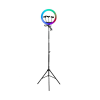 رینگ لایت همراه با سه پایه مدل Ring Light MJ36-RGB