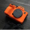 کاور دوربین سیلیکونی نارنجی Sony A7R IV/A7 IV/A7 III/A7R III Orange - Image 2
