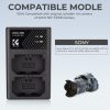 شارژر دوبل کی اند اف مناسب باتری Charger K&F NP-FZ100 - Image 5