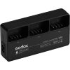 شارژر 3 تایی باتری فلاش V1 گودکس | Godox VC26T Multi-Battery Charger for V1 - Image 2