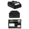 شارژر باتری دوربین جیماری AC-VQ9001 دارای صفحه دیجیتال سری F - Image 2