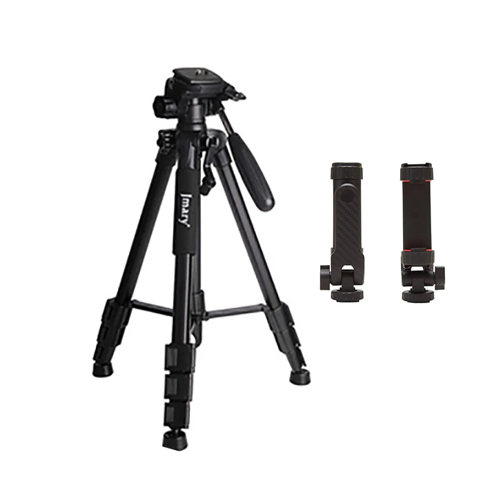 سه پایه دوربین جی ماری مشکی همراه هولدر جیماری Jmary KP-2234 Camera Tripod + BH-05