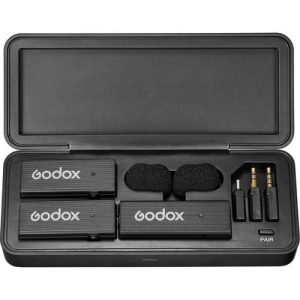 میکروفون بی‌سیم یقه‌ای گودکس GODOX MoveLink Mini UC Kit2 Wireless Microphone