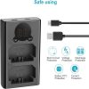 شارژر دوبل نیور Neewer NP-FZ100 Dual Charger + دو باتری NP-FZ100 - Image 2