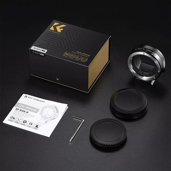 رینگ مبدل K&F Concept EF to EOS R Adapter - Image 2