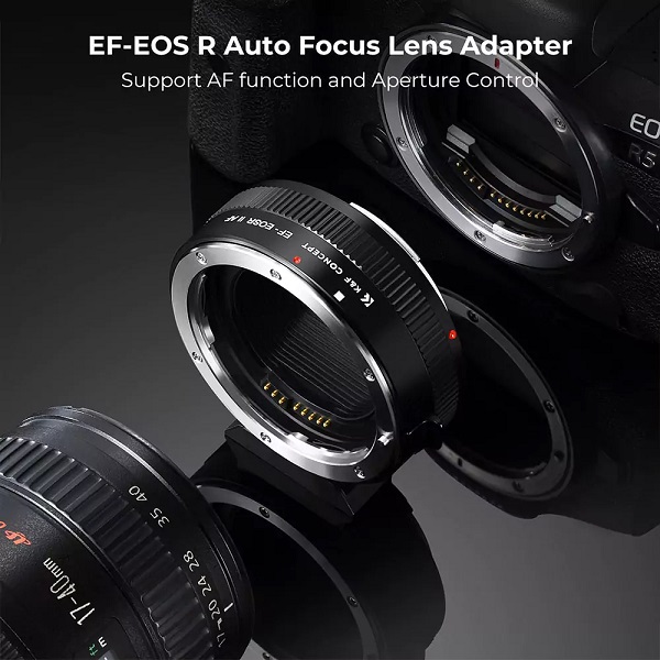 رینگ مبدل K&F Concept EF to EOS R Adapter - Image 3
