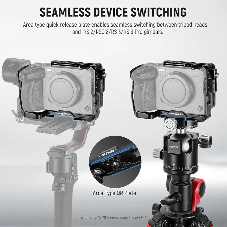 کیج دوربین نیور NEEWER CA011 CAGE WITH CABLE CLAMP FOR SONY FX3 / FX30 - تصویر 10