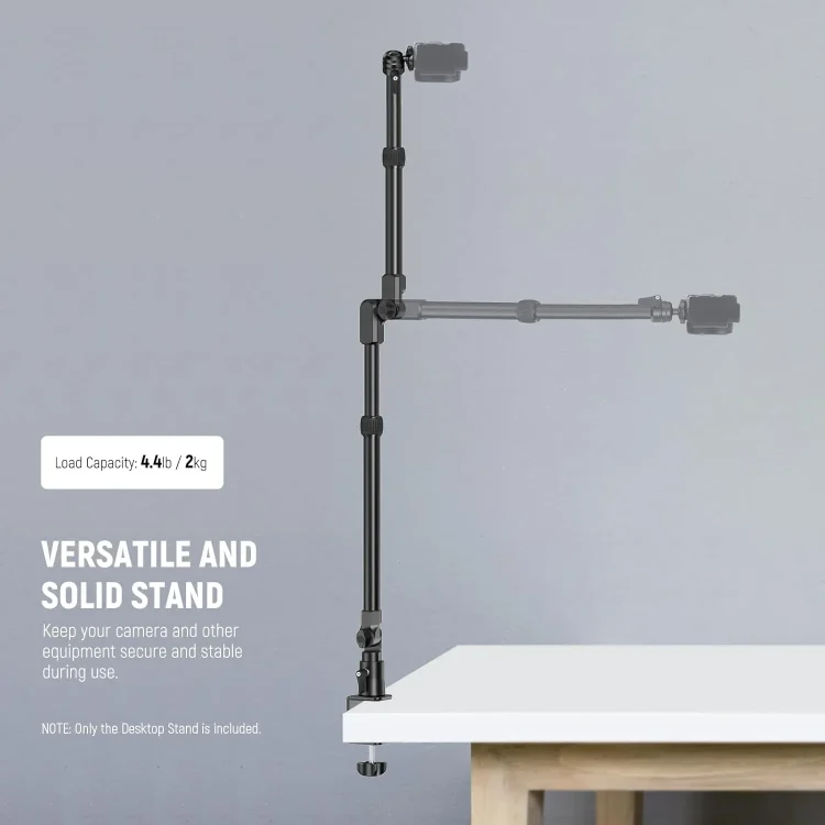 پایه نگهدارنده دوربین سقفی و رومیزی نیور NEEWER DS023 FLEXIBLE CAMERA MOUNT DESK STAND - تصویر 3