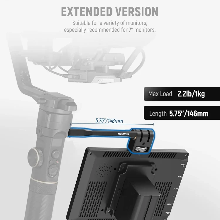 پایه مانیتور قابل تنظیم برای گیمبال نیور NEEWER GA005 MONITOR MOUNT FOR SELECTED GIMBALS - Image 8