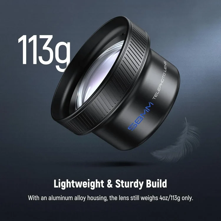 لنز موبایل نیور NEEWER LS-71 58mm PORTRAIT LENS 3RD GENERATION WITH 17mm THREAD CLAMP - Image 8