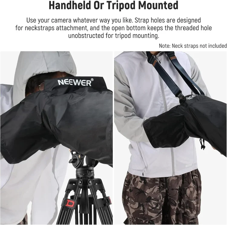 کاور باران دوربین نیور NEEWER PB004 CAMERA RAIN COVER FOR DSLR AND MIRRORLESS L SIZE - Image 5