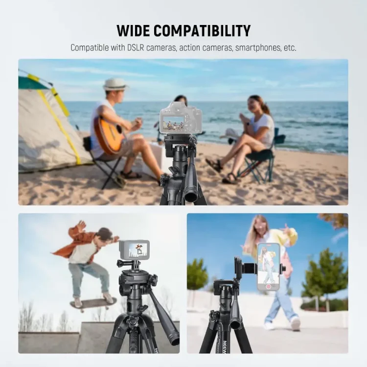سه پایه دوربین نیور NEEWER TP05 CAMERA TRIPOD WITH PAN HEAD - تصویر 5