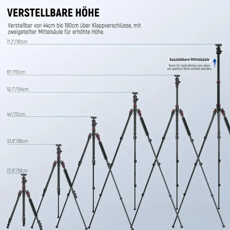سه پایه دوربین نیور NEEWER TP15 Basics Camera Tripod Monopod - تصویر 7